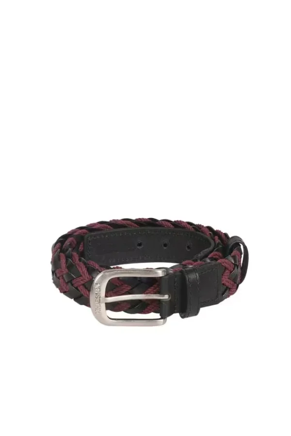 A23HDTORINO02_RED Mens Leather Casual Wear Non-Reversible Belt